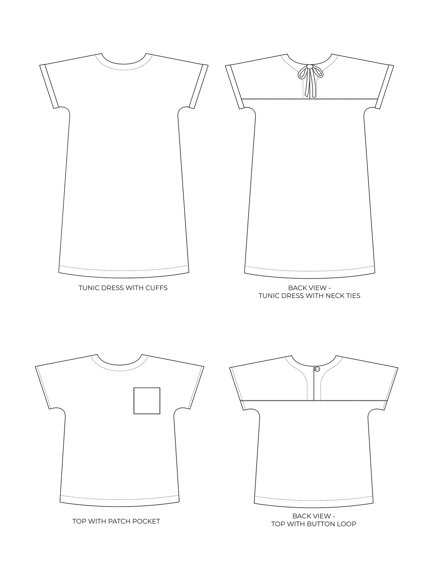 Sew Your Own Stevie Top or Tunic Dress (Online Workshop)
