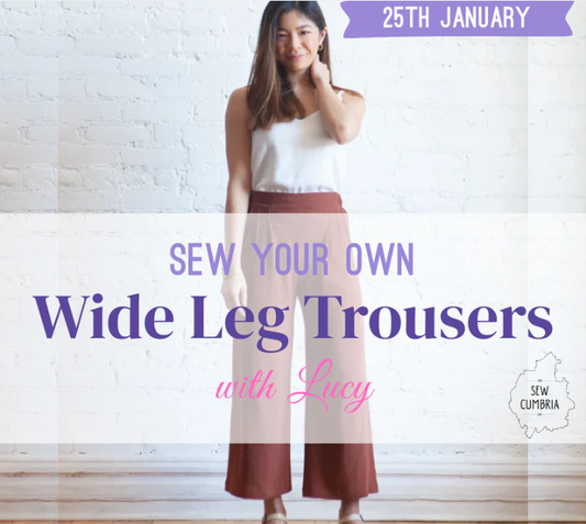 Sew You Own Wide Leg Trousers - Sunday 25th January 2026 @ Jenny Stitches